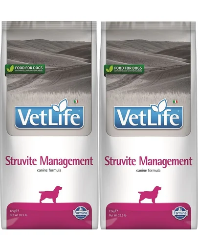 FARMINA Vet Life Struvite Management 2x12 kg dieta veterinara caini