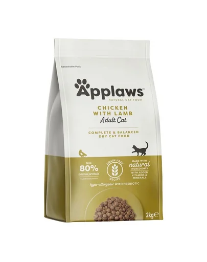 APPLAWS Adult Chicken&amp;Lamb hrana uscata pentru pisici adulte, pui si miel 2 kg