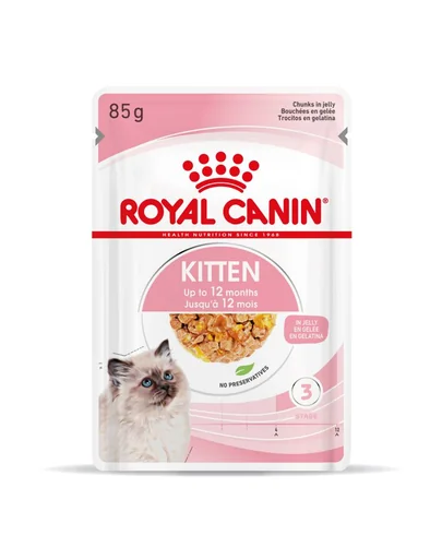 Royal Canin Kitten Instinctive In Jelly hrana umeda in aspic pentru pisica, 12 x 85 g
