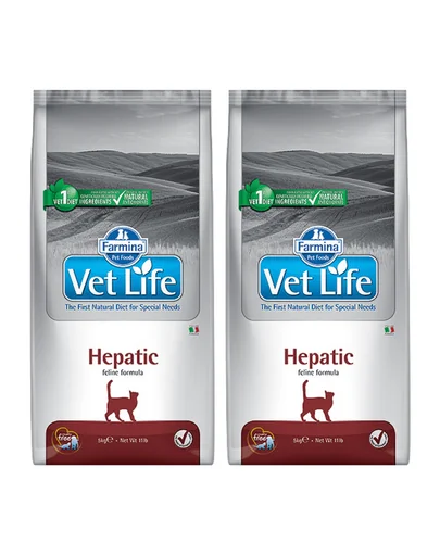 FARMINA Vet Life Hepatic Cat 10 kg x 2 dieta veterinara pisici cu afectiuni hepatice