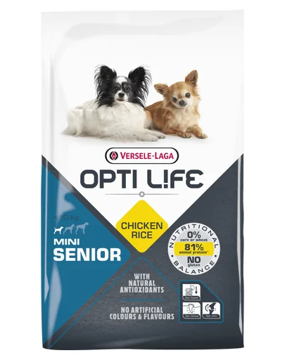 VERSELE-LAGA Opti Life Senior Mini hrana uscata pentru caini seniori de talie mica 7,5 kg