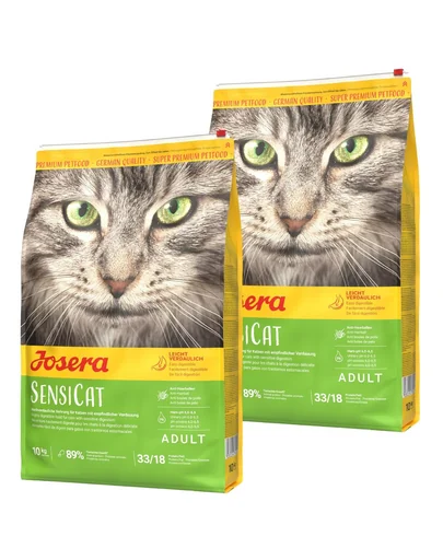 JOSERA SensiCat hrana uscata pentru pisici sensibile, carne de pasare 20 kg (2 x 10 kg)