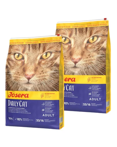 JOSERA Daily Cat hrana uscata fara cereale pentru pisici adulte 20 kg (2 x 10 kg)