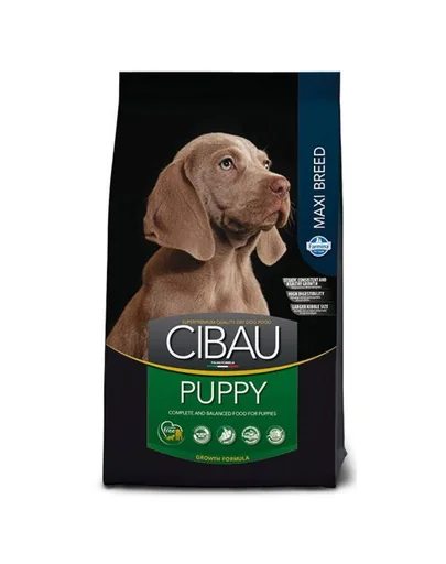 CIBAU Maxi Puppy Hrana uscata pentru catei de rasa mare 12 + 2 kg GRATIS