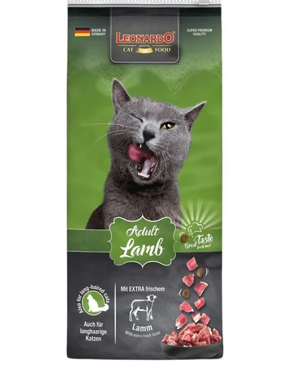 LEONARDO Adult Lamb &amp; Rice hrana uscata pisici adulte, miel si orez 15 kg