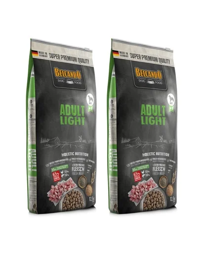 BELCANDO Adult Light M-XL hrana uscata supraponderali de talie medie si mare, cu pasare 25 kg (2x12.5 kg)