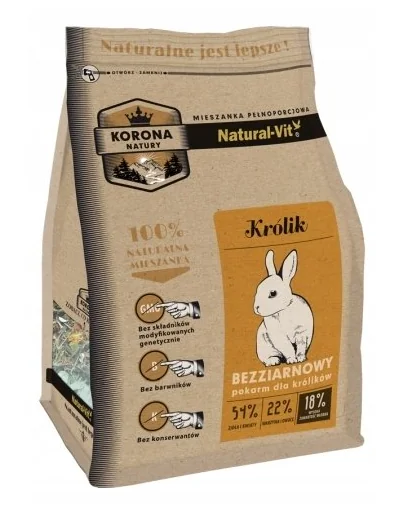NATURAL-VIT Korona Natury hrana completa pentru iepuri 10 kg