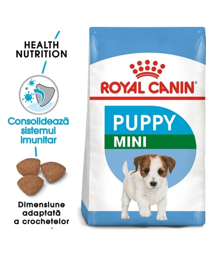 ROYAL CANIN Mini Puppy/Junior hrana uscata caine junior 8 kg + Mini puppy hrana umeda 12x85 g