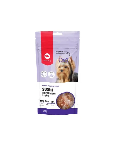 MACED York Sushi Iepure și Pește 60 g