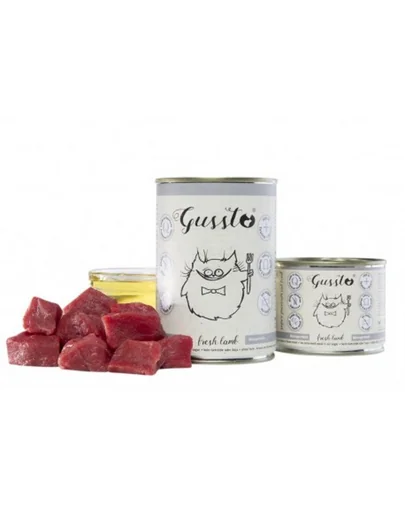 GUSSTO Cat Fresh Lamb set conserve pisici 6x400 g cu miel
