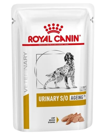 ROYAL CANIN Urinary S/O Ageing +7 24 x 85 g pentru caini adulti peste 7 ani cu afectiuni ale tractului urinar inferior
