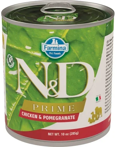 FARMINA N&amp;D Prime - Hrană umedă cu pui și rodie 285 g