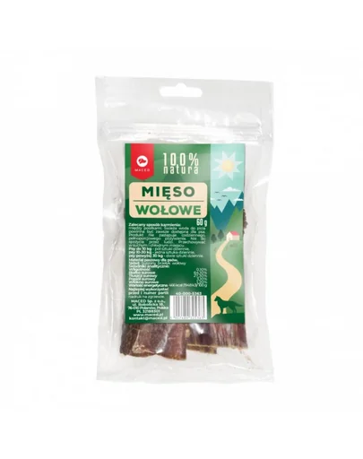 MACED Natural recompense fasii pentru caini, cu vita 60 g