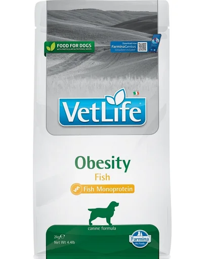 FARMINA VetLife Obesity Fish Hrana uscata caini supraponderabili, cu peste 2 kg