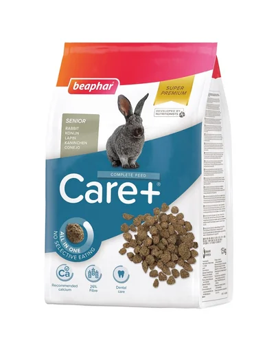 BEAPHAR Care+ Rabbit Senior hrana iepuri seniori 1,5 kg
