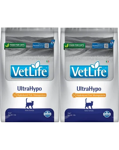 FARMINA Vet Life Cat Ultrahypo 2 x 5 kg hrana pisici cu alergii si/sau intolerante