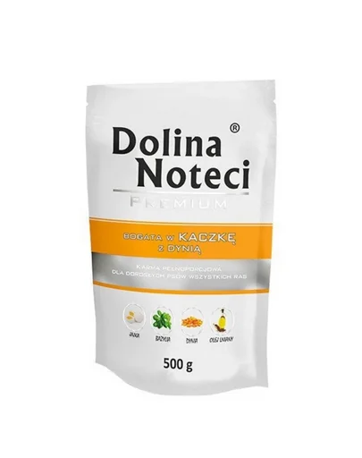 DOLINA NOTECI Premium Hrana caini cu rata si dovleac 500 g