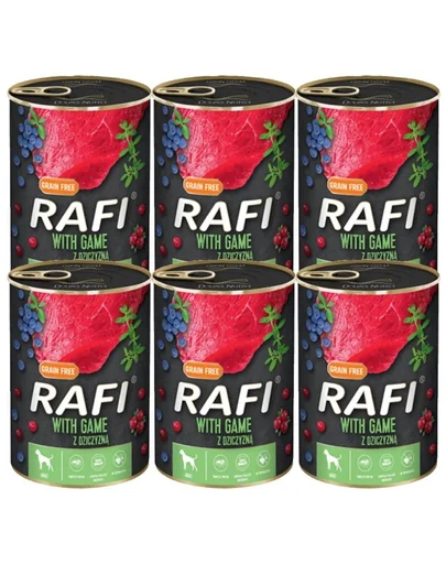 DOLINA NOTECI RAFI Lamb hrana cu miel pentru caini 6x400 g
