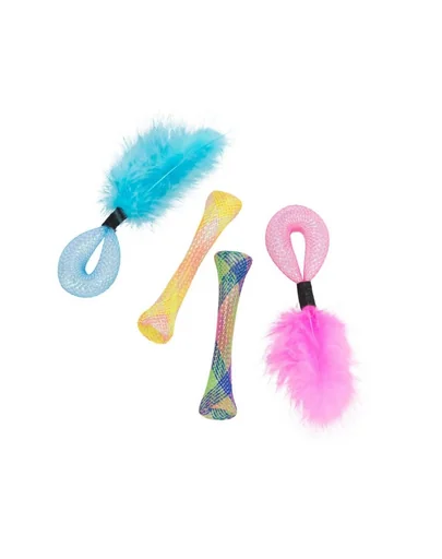 TRIXIE Set jucarii tuburi pentru pisici 4 buc.