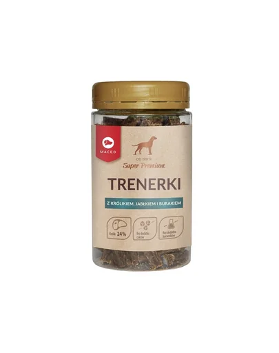 MACED Recompensa dresaj caine, cu iepure, mar, sfecla rosie 150 g