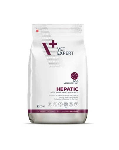 VET EXPERT Veterinary Diet Dog Hepatic 2 kg dieta veterinara caini cu afectiuni hepatice