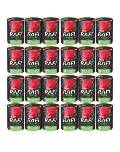 DOLINA NOTECI RAFI Hrana umeda caine, cu vanat 24x400 g