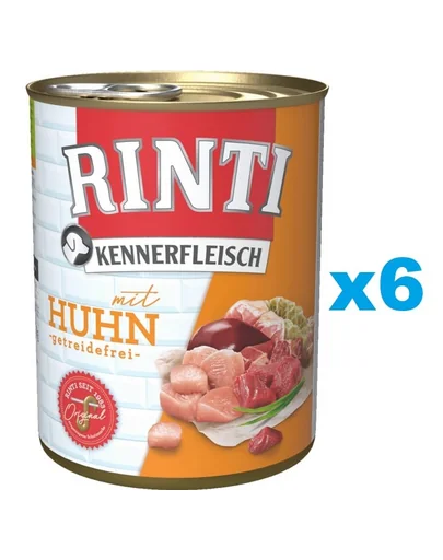 RINTI Kennerfleisch Chicken cu pui 6x400 g hrana umeda caine