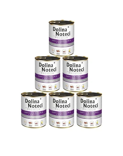 DOLINA NOTECI Premium Bogata iepure si merisor 6x800g