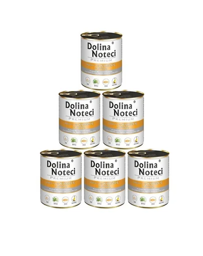 DOLINA NOTECI Premium Bogata in rata si dovleac 6x800 g hrana caini