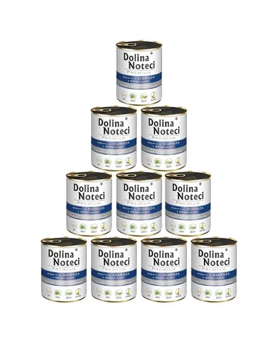 DOLINA NOTECI Premium Bogata in cod si broccoli 10x800g