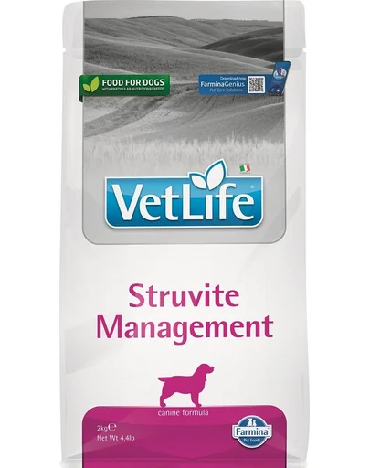 FARMINA Vet Life Dog Struvite Canine 2 kg Hrana caine cu probleme ale tractului urinar inferior