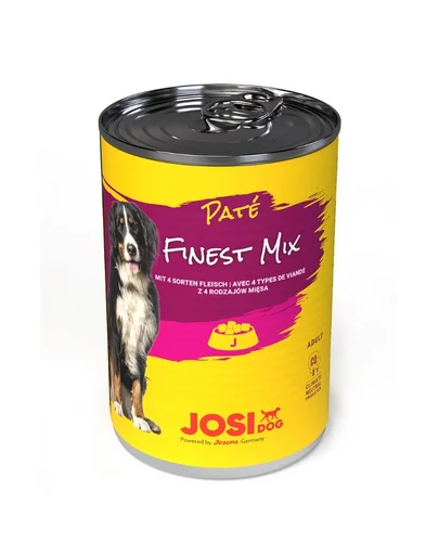 JOSERA JosiDog Finest Mix Pate pate 4 tipuri de carne 400 g pentru caini adulti