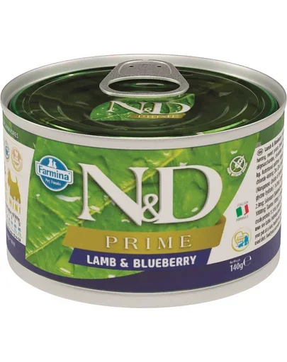 FARMINA N&amp;D Prime dog lamb &amp; blueberry mini 140 g