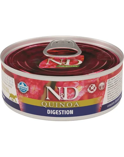 FARMINA N&amp;D Cat Quinoa Digestion pentru îmbunătățirea digestiei 80 g