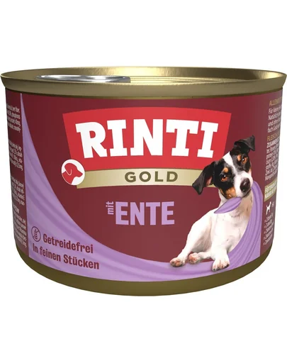 RINTI Gold Duck hearts Mini inimi de rata hrana caine talie mica 185 g