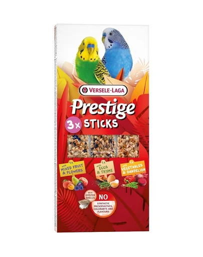VERSELE-LAGA Prestige Sticks 3 mix batoane pentru papagali mici 90g