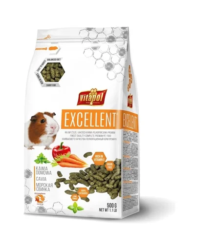 VITAPOL Excellent hrana completa pentru porcusori de Guineea 500 g