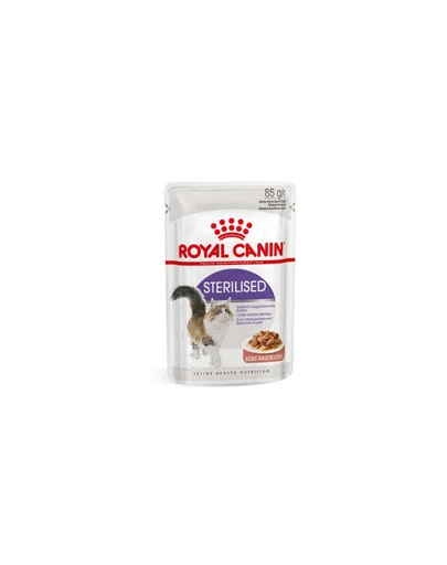 ROYAL CANIN Sterilised Adult hrana umeda in sos pisica sterilizata 48x85 g