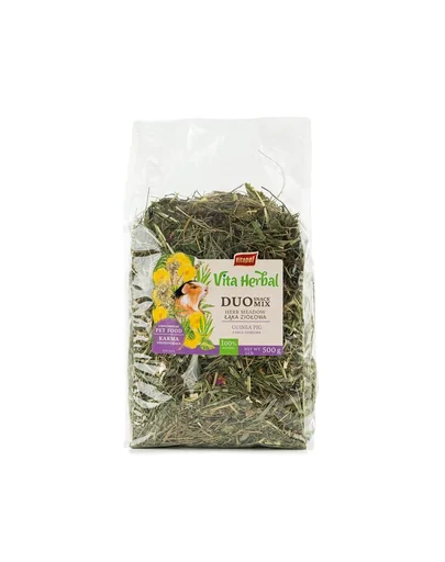 VITAPOL Vita Herbal Duo Snack hrana porcusori de Guineea 500 g fan cu plante