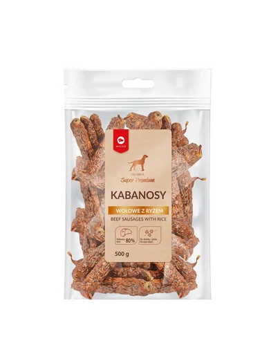 MACED Super Premium Carnaciori pentru caini, cu vita si orez 500 g