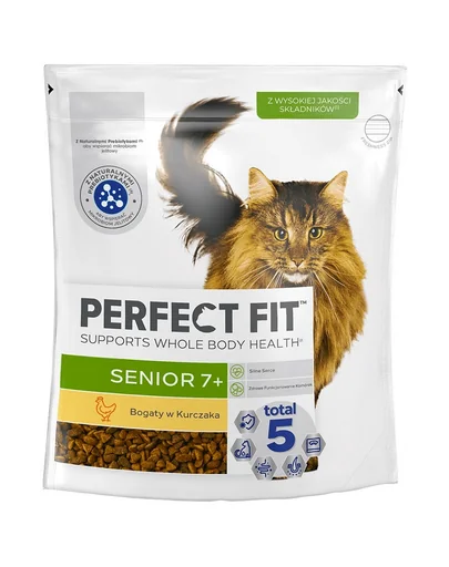 PERFECT FIT Senior 7+ 750 g hrana pentru pisica senior, bogata in pui