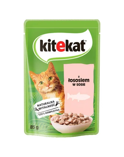 KITEKAT Somon in sos 85 g hrana pisici adulte