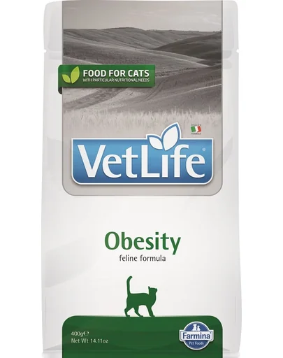 FARMINA Vet Life Obesity Cat 400g hrana dietetica pisici pentru reducerea greutatii corporale excesive