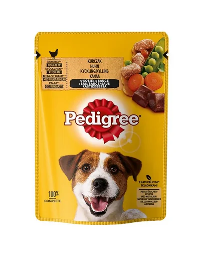 PEDIGREE Adult plic 100g hrana umeda pentru caini adulti bucati de pui si legume in sos