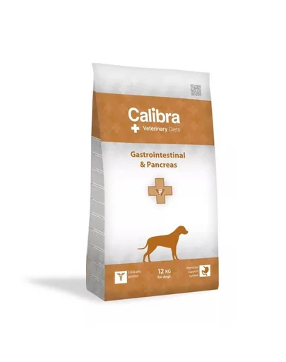 CALIBRA Veterinary Diet Dog Gastrointestinal &amp; Pancreas 12 kg hrana dietetica completa pentru caini