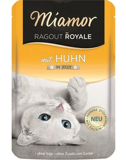 MIAMOR Ragout Royale in Jelly Chicken plic in aspic pentru pisica 100 g cu pui
