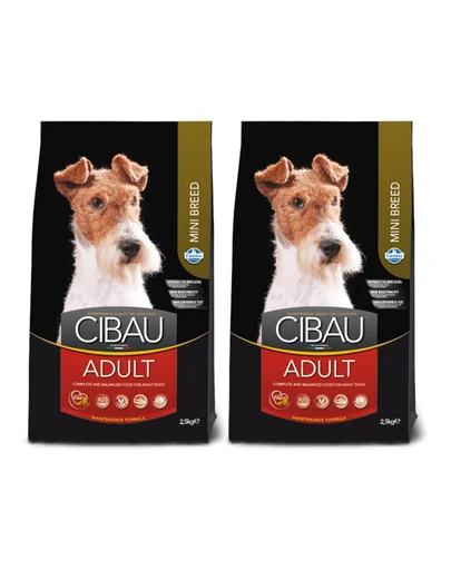 FARMINA Cibau Adult Mini 2 x 2,5 kg hrana caini adulti talie mica