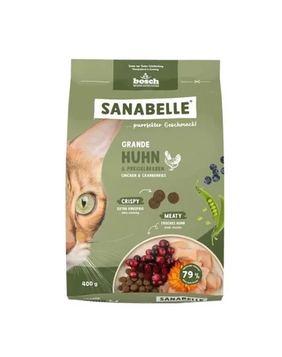 SANABELLE Grande 400 g hrana pisici rase mari, cu pui