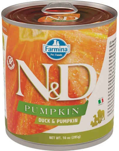FARMINA N&amp;D Pumpkin rață &amp; dovleac câini adulți 285 g
