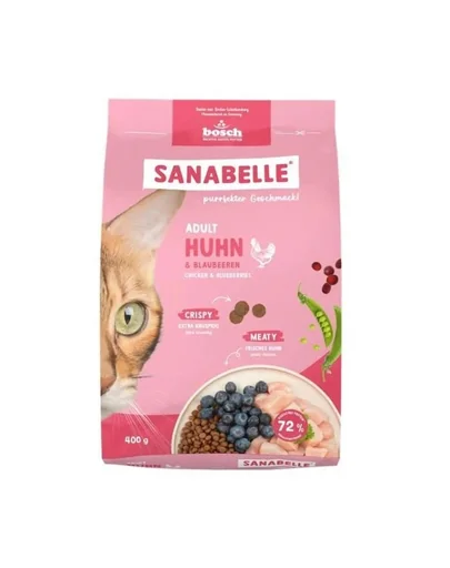 SANABELLE Adult 400 g hrană cu pui pentru pisici adulte